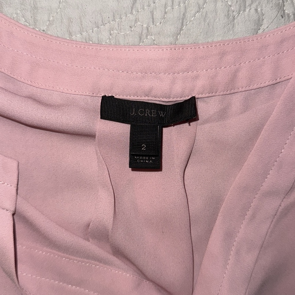 J. Crew Light Pink Women's Blouse - Picture 3 of 4